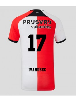 Feyenoord Luka Ivanusec #17 Replika Hemmakläder 2024-25 Kortärmad